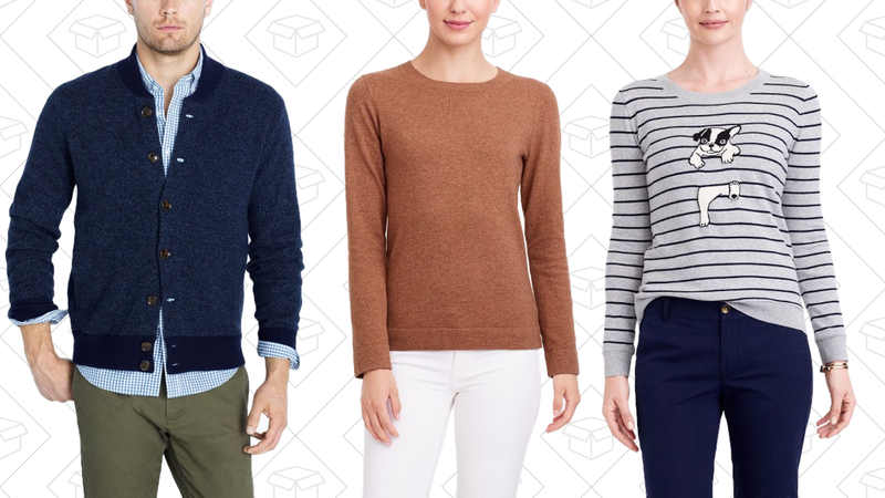 BOGO sweaters at J.Crew Factory